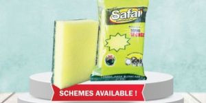 XTRAA SAFAI SCRUB PAD WITH SPONGE 3x4 28MM