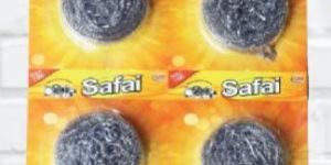XTRAA SAFAI SS SCRUBBER ORANGE 13 GRM 6 PCS/12 PC PACK