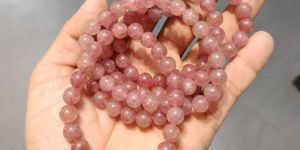 Strawberry Quartz Gemstone Bracelets