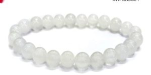 White Moonstone Gemstone Bracelets