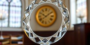 Circular Crystal Award