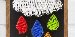 Rain String Wall Art