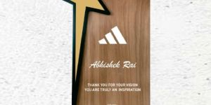 8.75 Inch Wooden Trophy