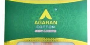 Mens Orange Border Dhoti Brown Shirt Set