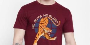 Mens Printed Round Neck T-Shirts