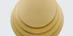 Round Gold Cake Base Board