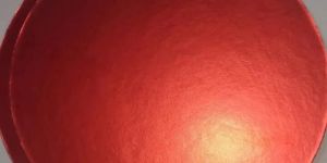 Round Red Cake Base Board