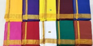 Handloom Cotton Dhoti Gamcha Set
