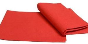 Red Teri Rubia Fabric