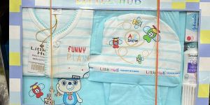 Sky Blue Kids Wear 8 Piece Gift Set