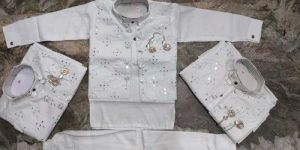 White Kids Modi Suit