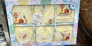 Yellow Kids Wear 8 Piece Gift Set
