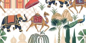 Pichwai Printed Fabric