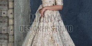 Ladies Silk Gota Patti Work Lehenga