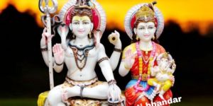 Marble Shiv Parivar Statue