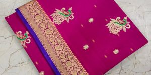 9 Yard War Work Saree
