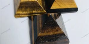 Tiger Eye Crystal Pyramid