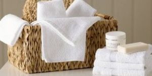 White Classic Cotton Bath Towel