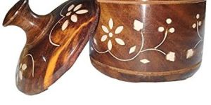 Wooden Serving Jars & Containers Spice Box