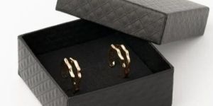 Black Cardboard Ring Packaging Box