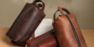 Leather Toiletry Bag