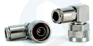 N MALE RIGHT ANGLE CONNECTOR FOR LMR300 CABLE