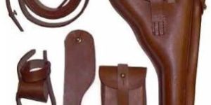 WW1 German Artillery Luger Holster Set