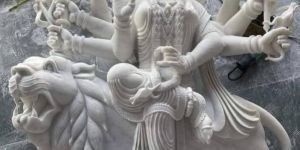 Marble Stone Durga Statue