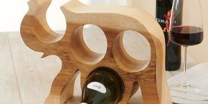 Wooden Wine Bottle Stand