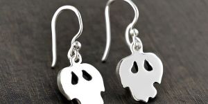 Seren Sterling Silver Disney Halloween Earrings