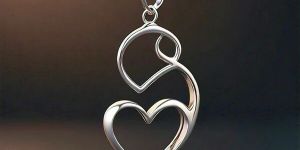 Thalia Vintage 925 Sterling Silver Heart Pendant for Girlfriend