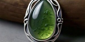 Yara Handmade Sterling Silver Antique Moldavite Pendant
