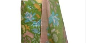 Vibrant Style Multicolor Green Shade Digital Print Cotton Suit