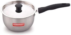 SS Saucepan with lid - 1 Ltr
