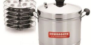 Ultima IB Stainless Steel Idly Cooker (6 Plates)