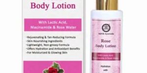 Rose Body Lotion with Lactic Acid and Niacinamide