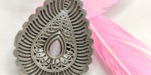 Silver Replica Leaf Shape Ring for Women and Girls