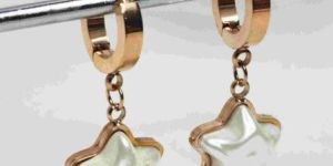 Western Rose Gold Drop Earring Stainless Steel