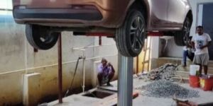 Hydraulic Car Washing Lift 5 Ton