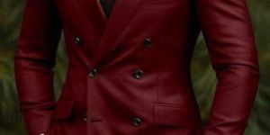 Mens Double Breasted Suit