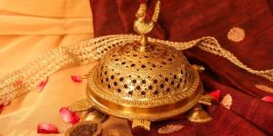 Peacock Turtle Brass Dhuni