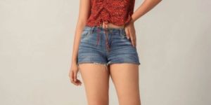 Women RED RENDEZVOUS RUFFLED SLEEVES TOP