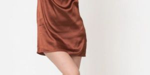 WOMEN'S SQUARE NECK SLEEVELESS SHOULDER STRAP DRESS