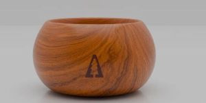 Toxic Wooden Bowl Snack Serving Bowl