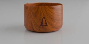 Toxic Wooden Snack Serving Bowl