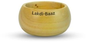 Toxic Wooden Snack Serving Bowl Made from Neem Wood No Color