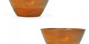 Wooden Bowl Salad Solid Wood 6inch/ 500 ML JB2 Teak-2PC