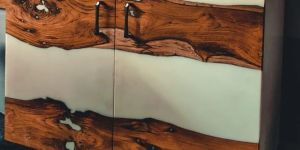 Epoxy Resin Wooden Cupboard