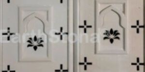 Thikri Glass Work in Marble Design