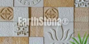 Pink White Flower Stone Wall Cladding